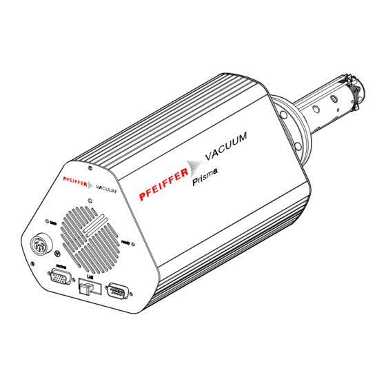 Pfeiffer Vacuum Prisma QMS 200 Operating Manual
