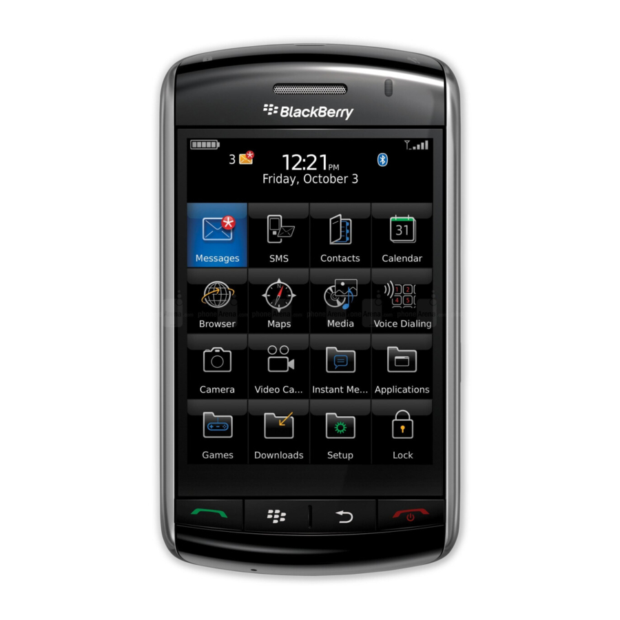 Blackberry Storm 9500 User Manual
