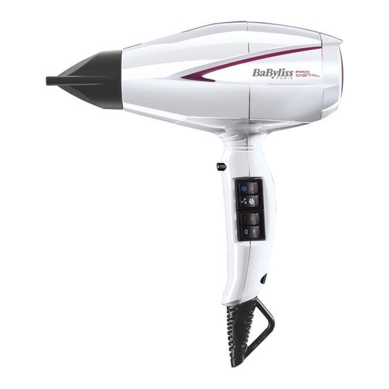 BaByliss PRO DIGITAL COMPACT 6100E Manuals