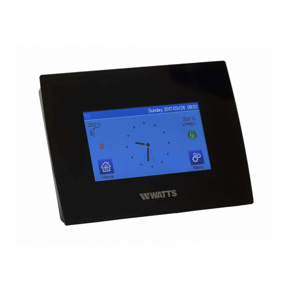 Watts Vision BT-CT02 Installation And User Manual