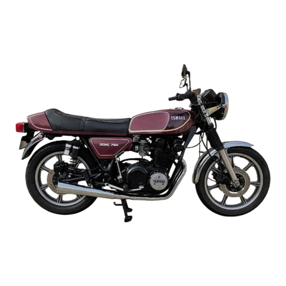 Yamaha XS750 Manual