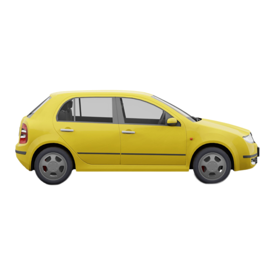 Skoda FABIA 2000 Workshop Manual