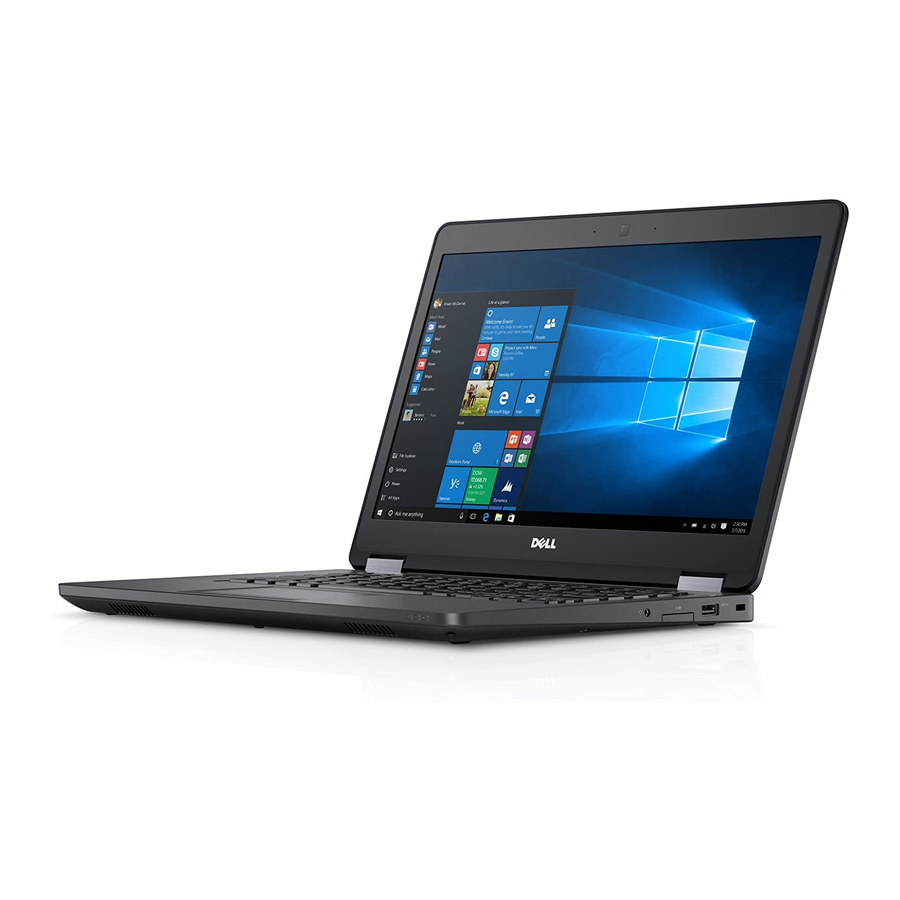 Dell Latitude E5470 Owner's Manual