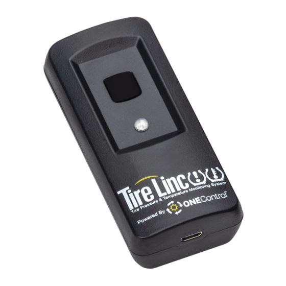 Lippert Components Tire Linc Quick Start Manual