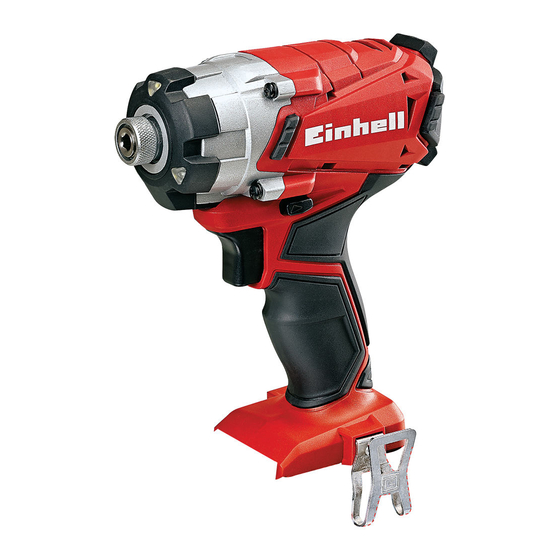 EINHELL TE-CI 18 Li Original Operating Instructions