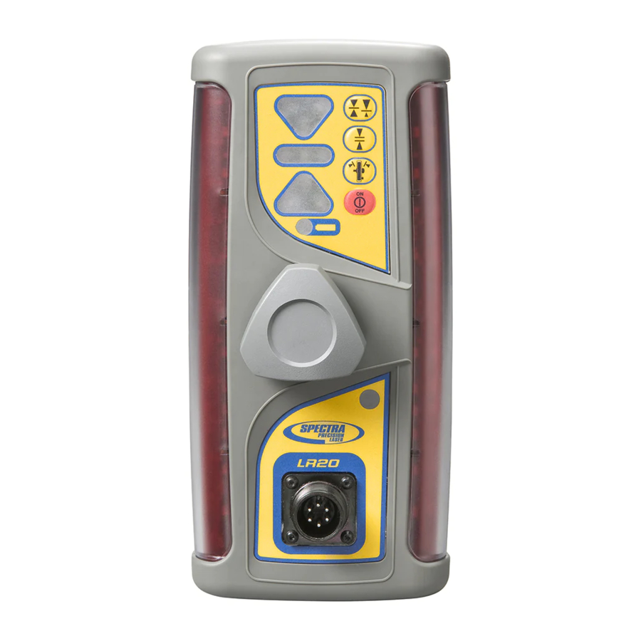 Spectra LR20 - Laser Receiver Manual