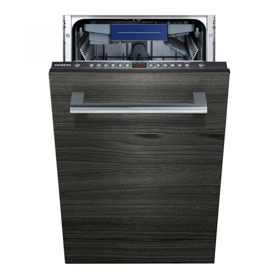 Siemens iQ300 SR93EX20MG Quick Reference Manual