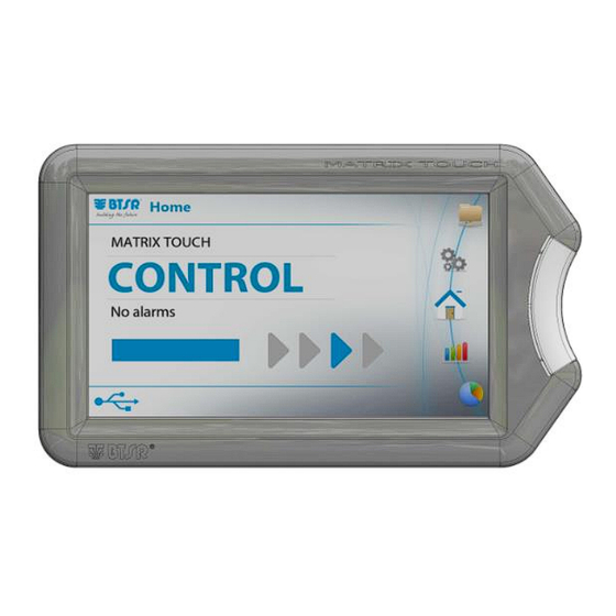 btsr MATRIX TOUCH DIAPER Operating Manual