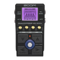 Zoom Multistomp MS-80IR+ User Manual