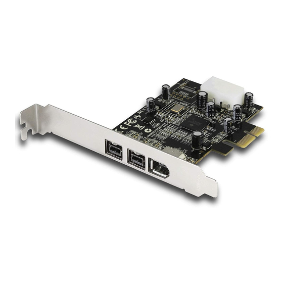 Vantec 2+1 FireWire 800/400 PCIe Combo Host Card Specification