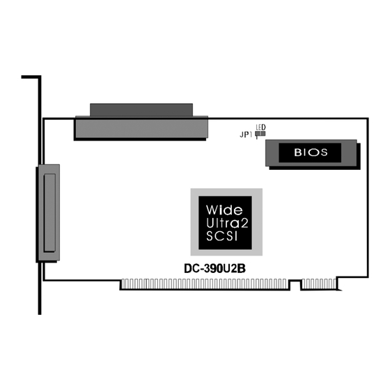 Tekram Technology DC-390U2B/W Quick Reference Manual