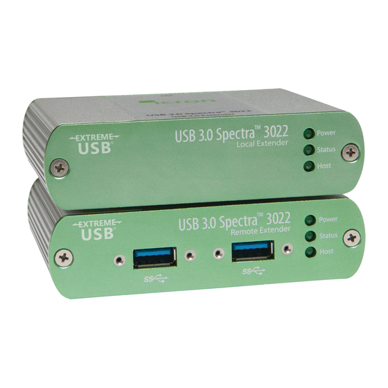 Icron USB 3.0 Spectra 3022 Quick Start Manual