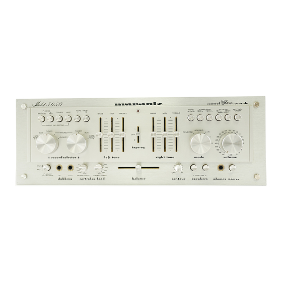 Marantz 3650 Service Manual