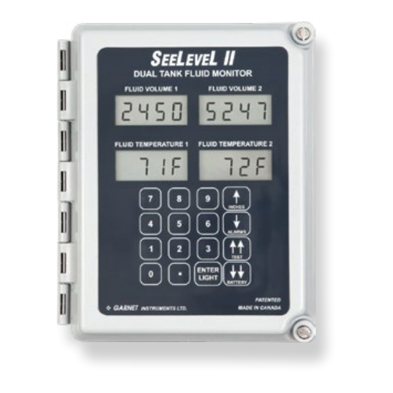 Garnet SeeLevel II 900-D4D DUAL Monitor Manuals