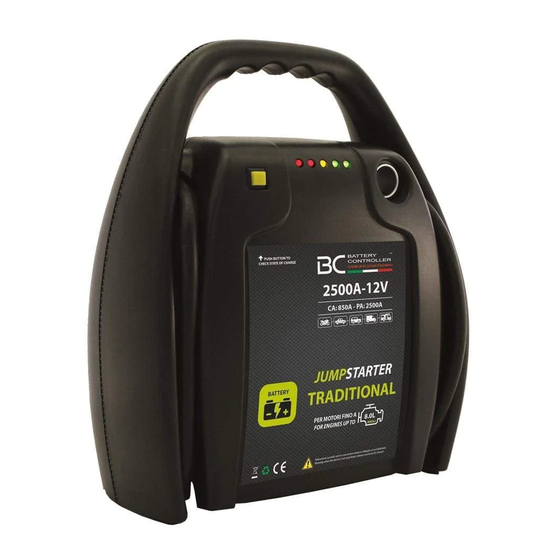 Battery Controller BC JUMPSTARTER TRADITIONAL 12V-2500A User Manual
