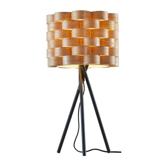 Adesso Savannah Floor Lamp Assembly Instruction