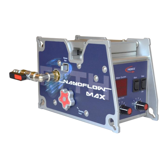 Fremco NanoFlow MAX Operating Manual
