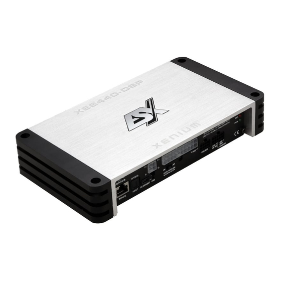 ESX XENUM XE6440-DSP Owner's Manual