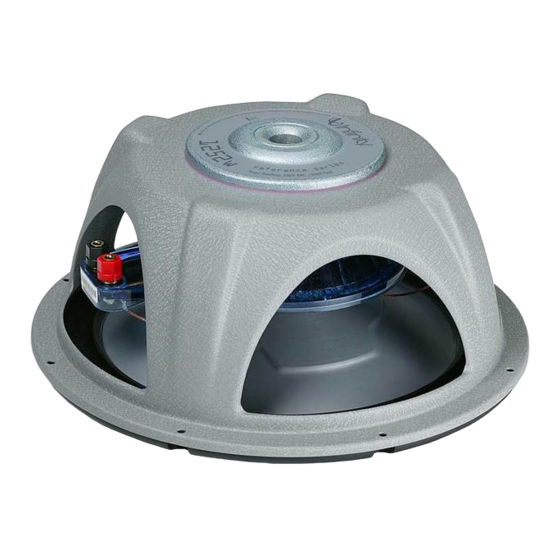 Infinity Reference 1252w Technical Data