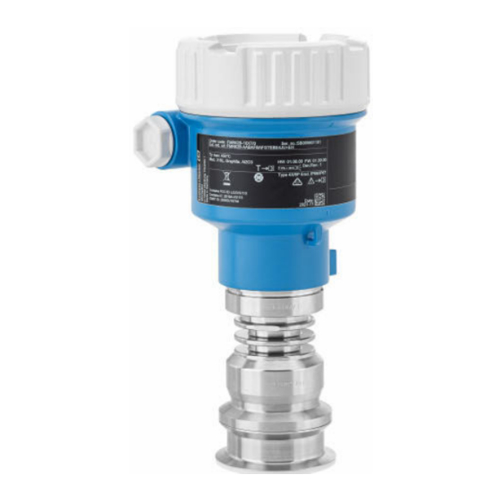 Endress+Hauser Micropilot FMR63B HART Technical Information