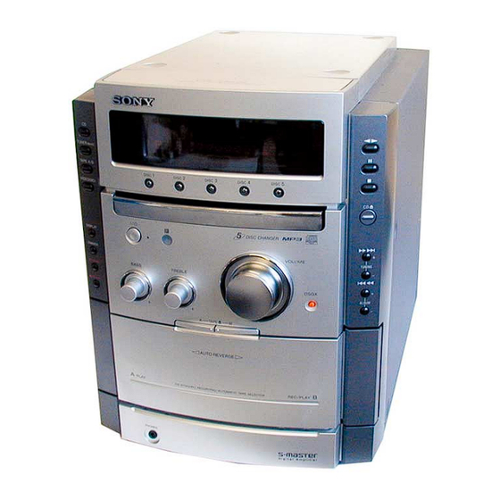 Sony SS-CPX22 Manuals
