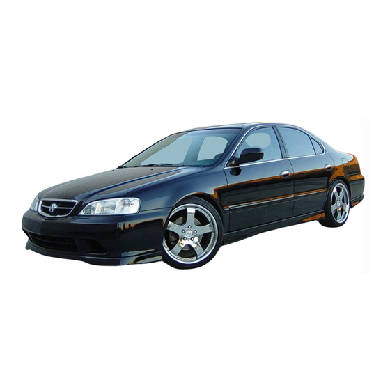 Acura 2001 TL Owner's Manual