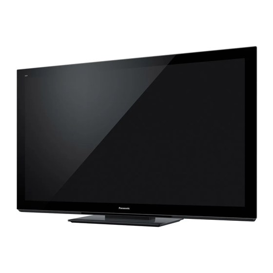 PANASONIC TX-P42VT30E Manuals