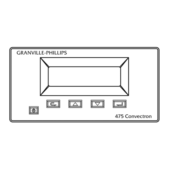 Granville-Phillips 475 Series Instruction Manual
