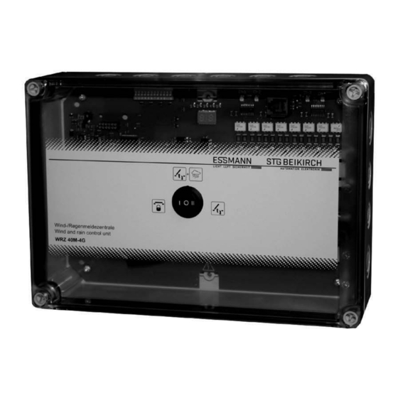User Manuals: Essmann WRZ 40M-4G Rain Detection System