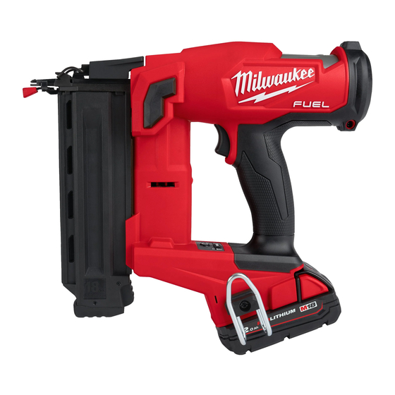 Milwaukee M18 FN18GS Original Instructions Manual