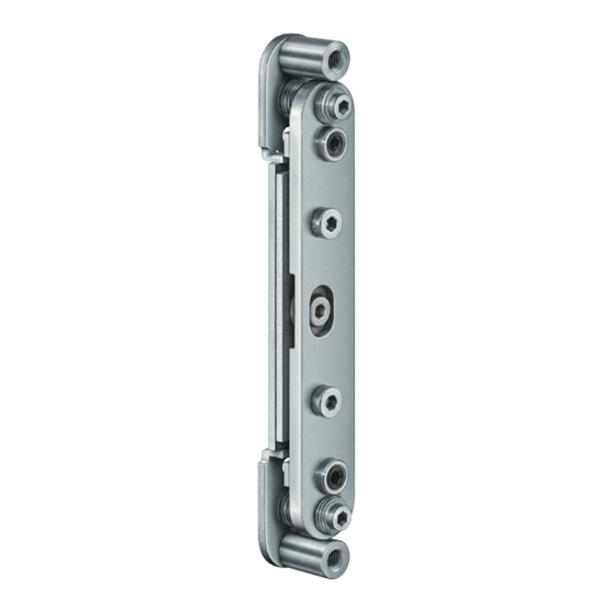 SIMONSWERK VARIANT VX 25 N Series Fixing Instructions