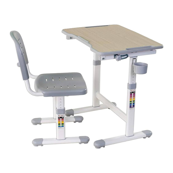 Fun DEsk PICCOLINO II GREY Assembly Instructions