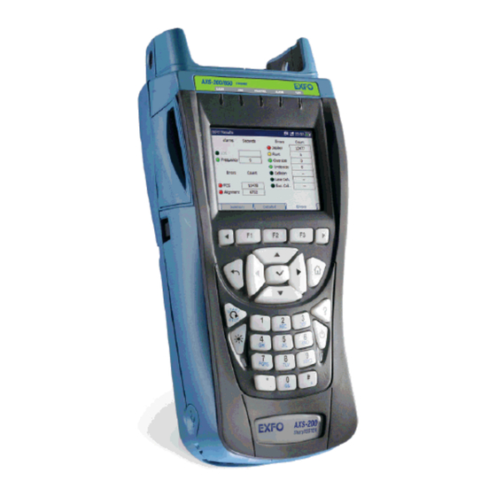 EXFO AXS-200/850 User Manual