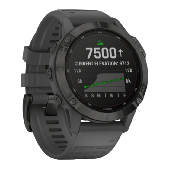 Garmin FENIX 6 Series Owner's Manual
