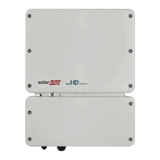SolarEdge SEXXXXH-RWMBNBF54 Quick Installation Manual