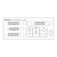 Chroma 66201 Quick Start Manual