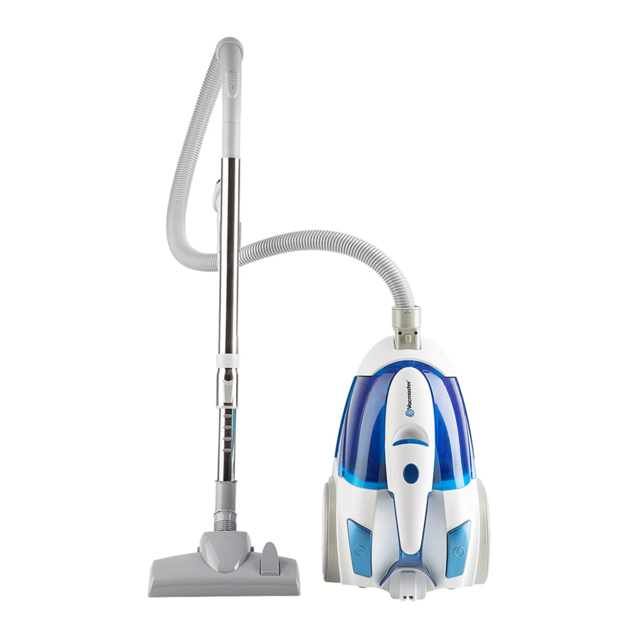 Vacmaster CC0101 - Bagless Canister Vacuum Cleaner Manual