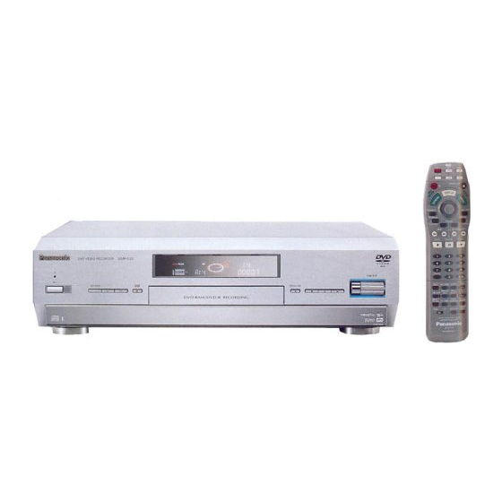 Panasonic DMR-E20 Operating Instructions Manual