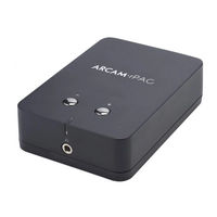 Arcam rPAC Connections And Quickstart Manual