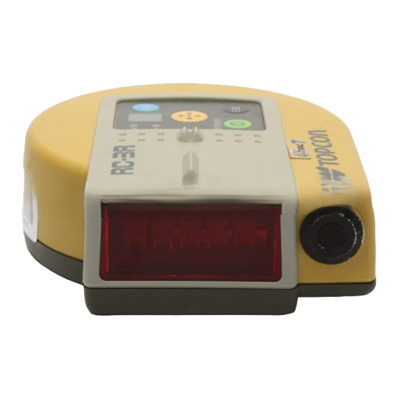Topcon RC-3 Instruction Manual