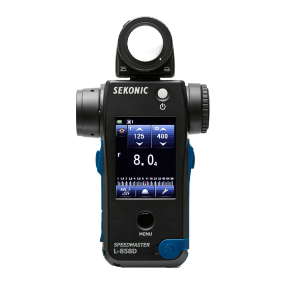 Sekonic L-858D Manual
