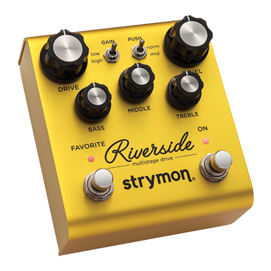 Strymon Riverside User Manual