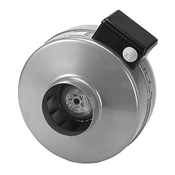 Maico ERR 10 Series Mounting & Operating Instructions