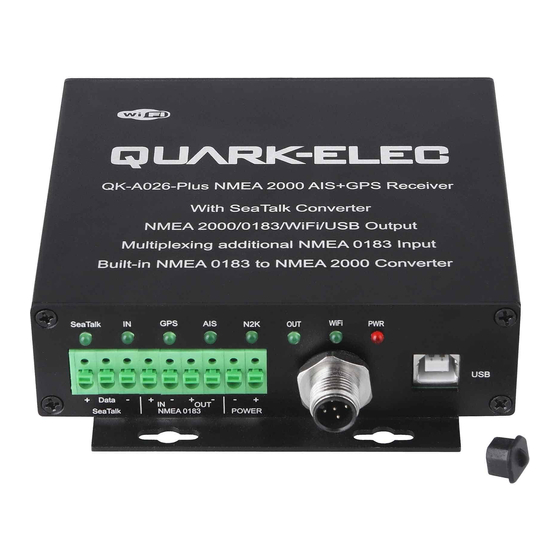 Quark-Elec A026+ NMEA 2000 Manual