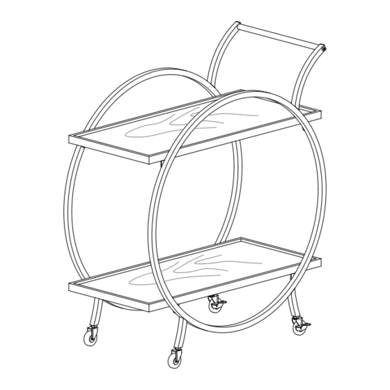 Mocka Alice Bar Cart Assembly Instructions