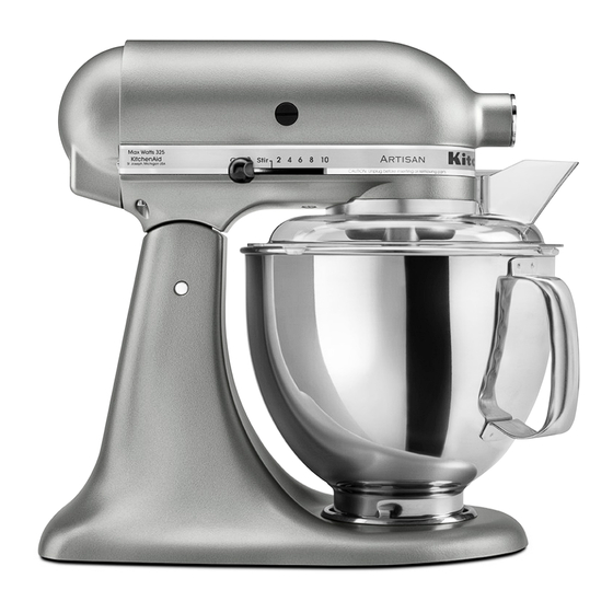 KitchenAid KSM150PSOB Manuals