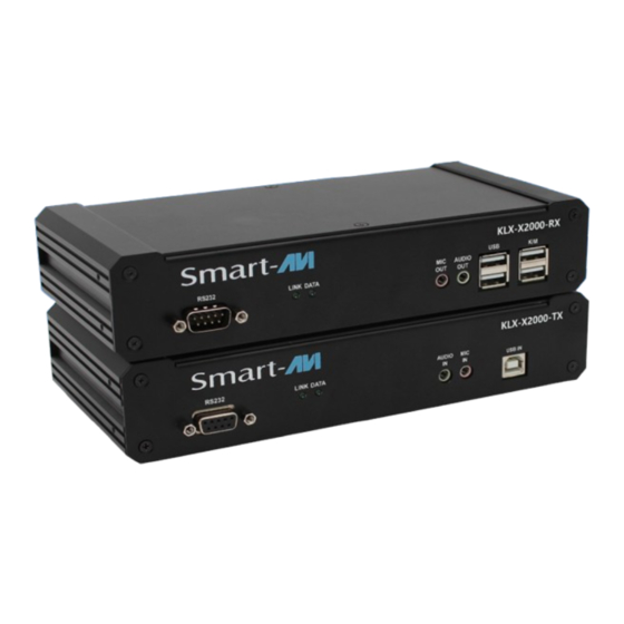 SMART-AVI KLX-X Series Manuals