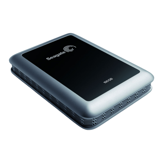 Seagate Portable Hard Drive Datasheet