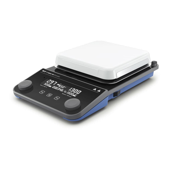 IKA C-MAG HS 7 control Manual