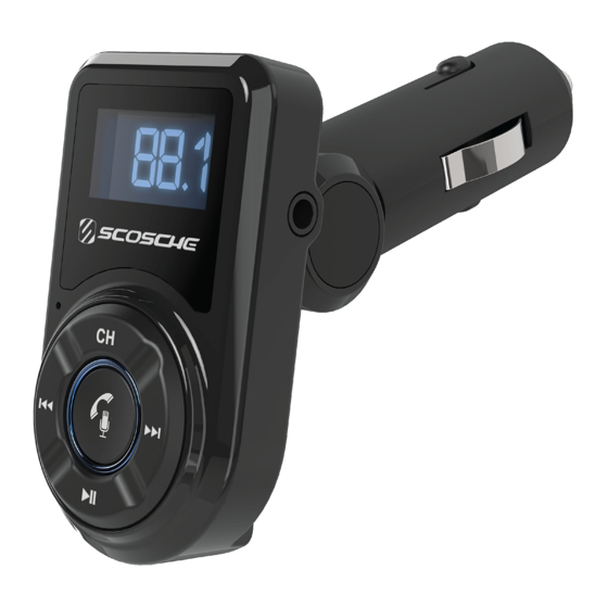 Scosche BTFREQ BTFM3 Quick Start Manual